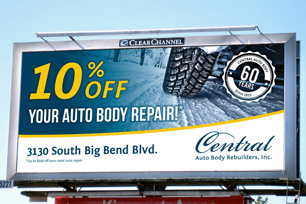 central auto body billboard