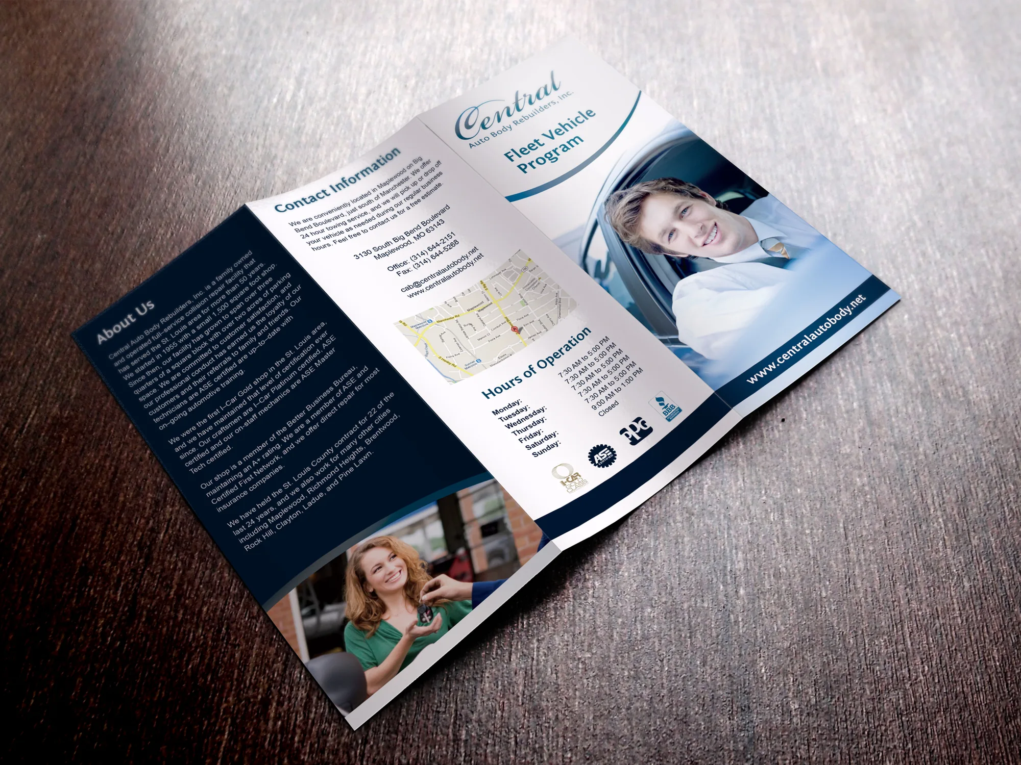 central auto body brochure