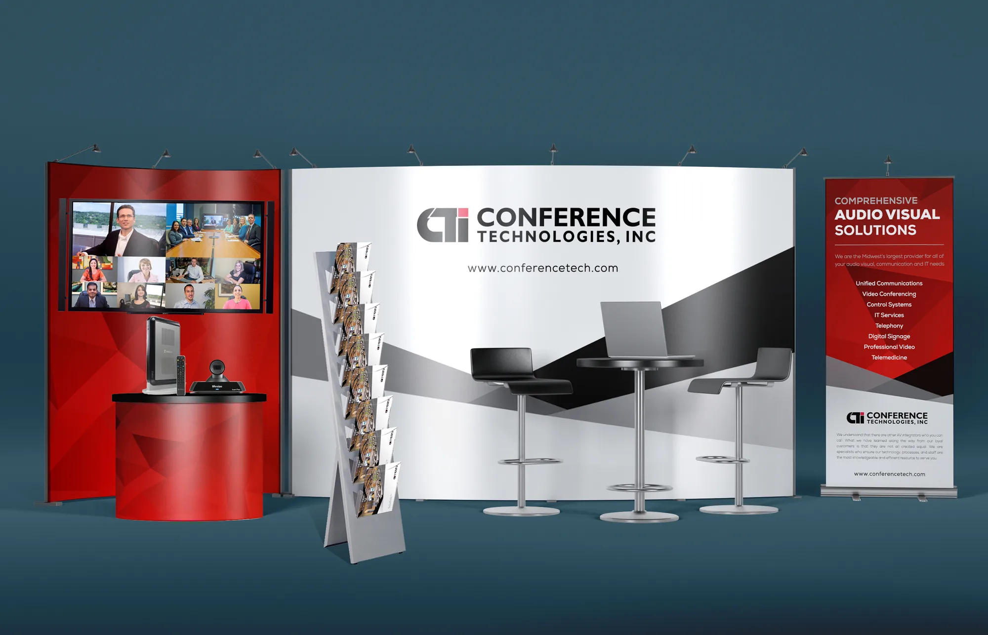 conference tech tradeshow booth