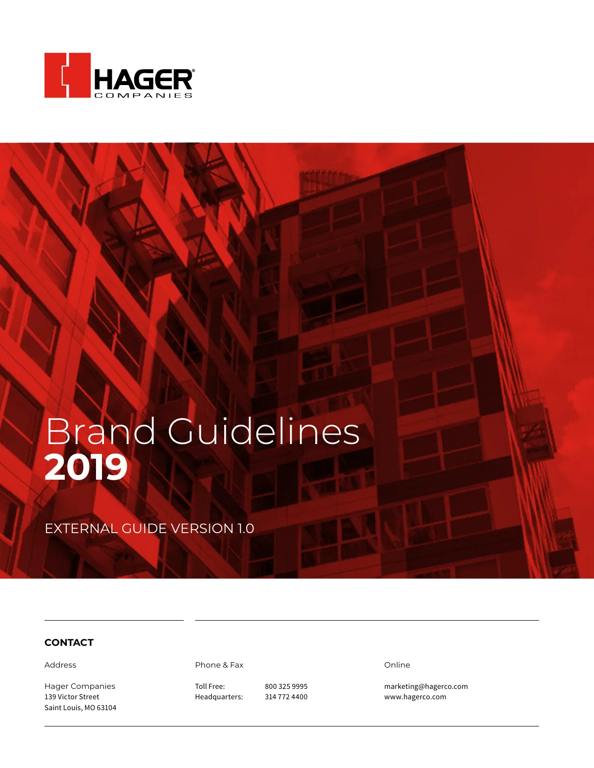 Brand guidelines cover