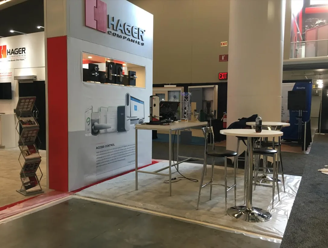 hager tradeshow booth